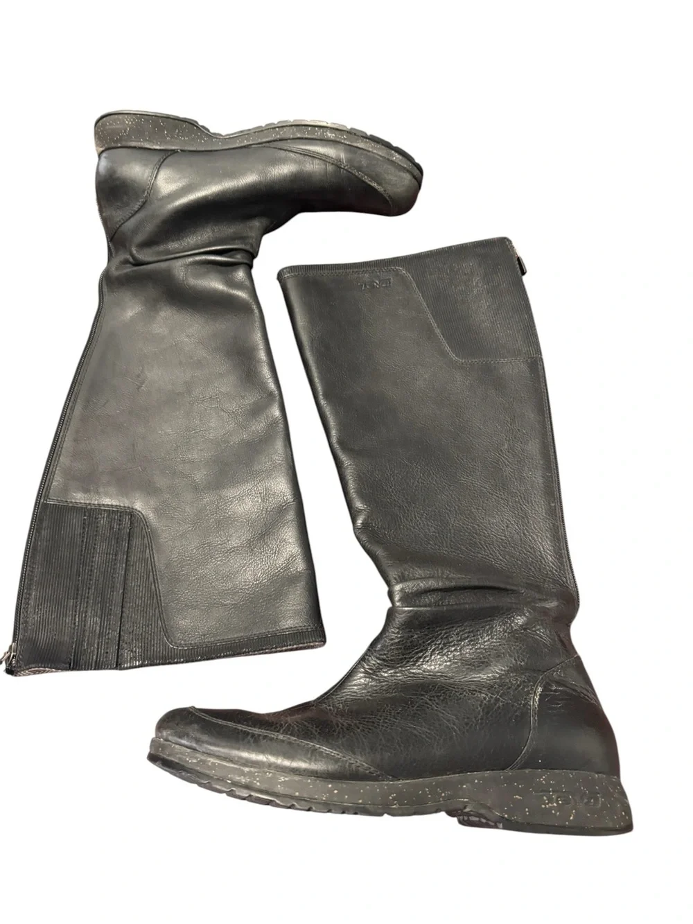 Teva High End Black Leather Knee High Women’s 10 Boots NICE